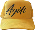 The Gold Cursive Trucker